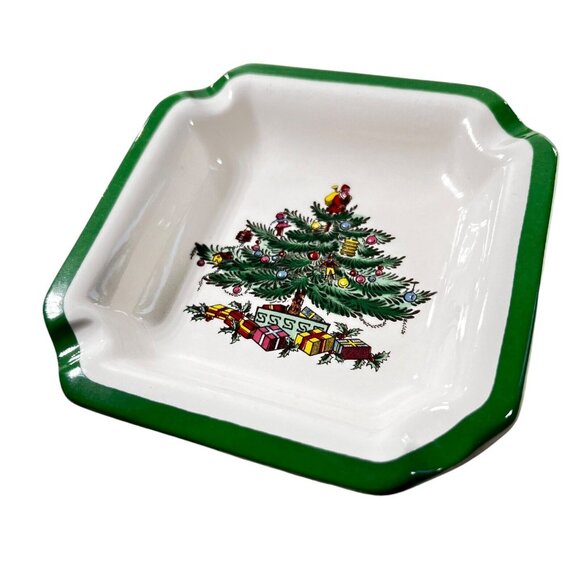 Vtg Spode Christmas Tree Dish Tray Cup Ashtray Mixed Lot of 3 Imperial Cookware - Picture 3 of 16